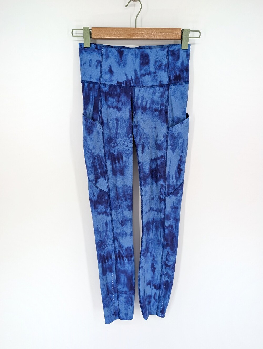 Lululemon Fast and Free Tight II Nulux Leggings 25" Game Day Blue W5CVXS Size 4 - Picture 3 of 5